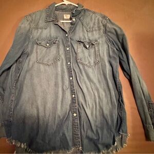 Gap XL Denim Woman Shirt